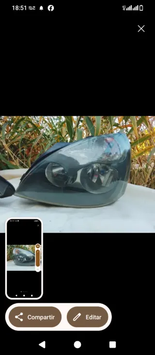 Pulido faros todo tipo también lo hacemos a domici