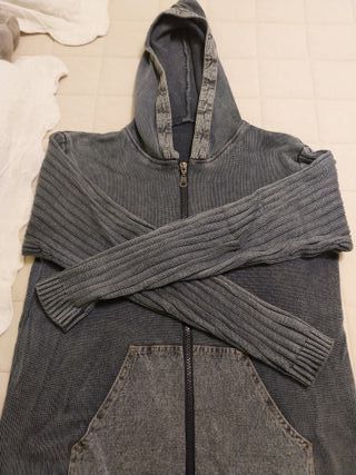 Chaqueta lana y vaquera