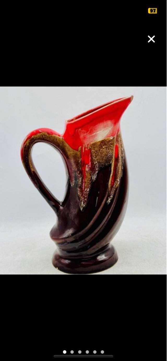 Jarron antiguo años 60 ceramica vallauris