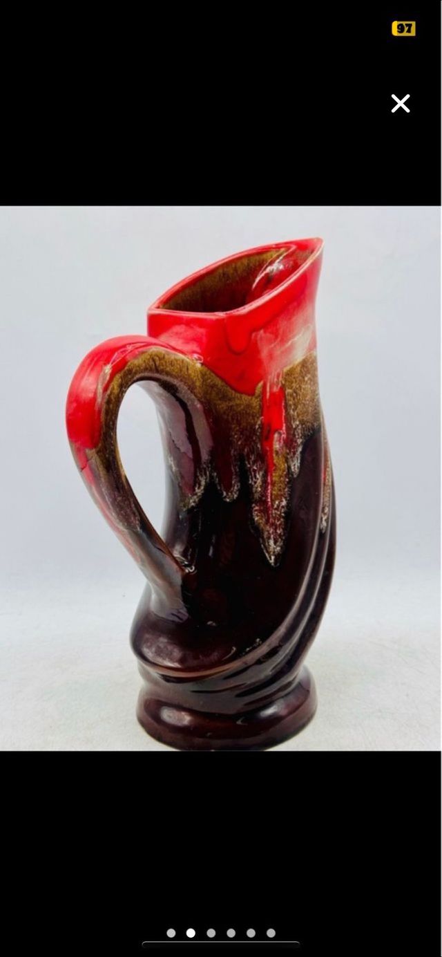 Jarron antiguo años 60 ceramica vallauris