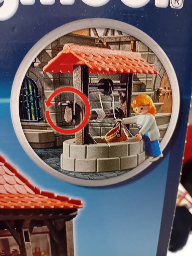 Playmobil gran casa museo pozo precintad
