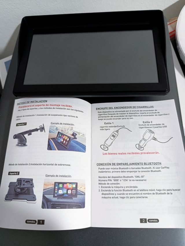 Pantalla inteligente para coche.