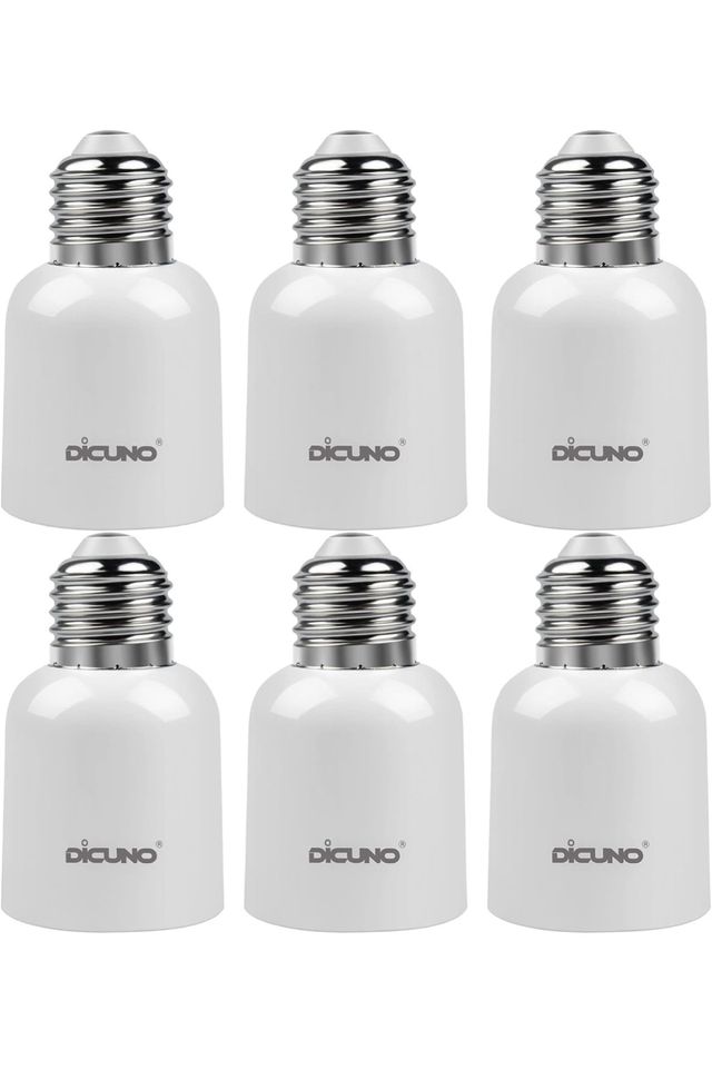 6 Adaptador de enchufe base de lampara 