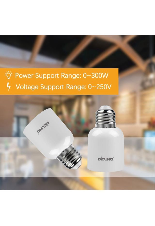 6 Adaptador de enchufe base de lampara 