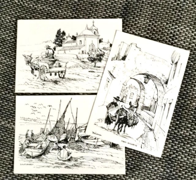 Set 3 cartoline di Julio Amaro