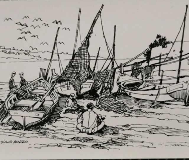 Set 3 cartoline di Julio Amaro