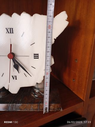 Reloj vintage mármol.