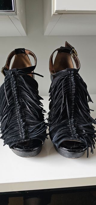 Sandalia tacón de Búfalo