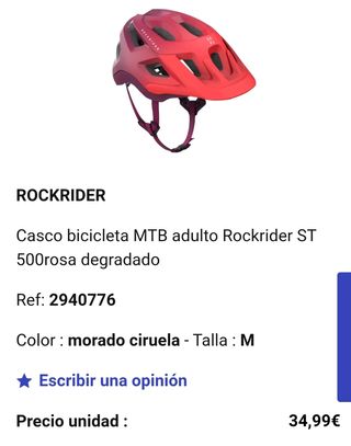 Casco bicicleta.