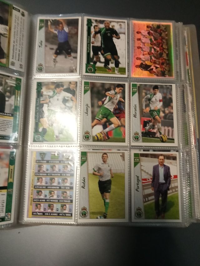 Colección de cromos de la liga 2006