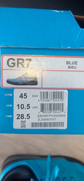 SAPATOS BTT SHIMANO GR700MB AZUL TAMANHO: 45