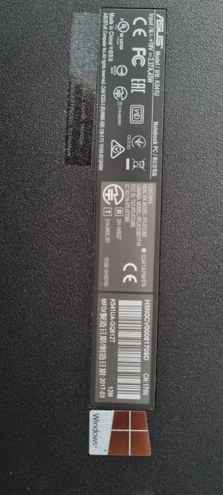 Notebook ASUS