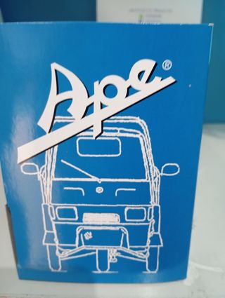 Modellino auto Ape Piaggio Cross 50 