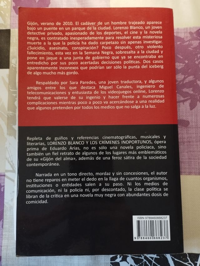 Lorenzo Blanco y los crímenes inoportunos (Gijón criminal) (Spanish Edition)