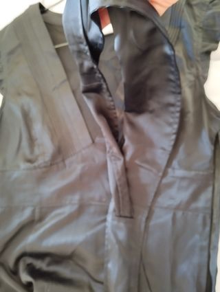 Camisa Bershka negra estilo oriental 