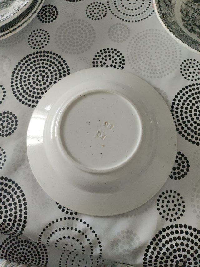 Plato hondo cerámica cartuja 