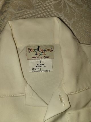 Vestito battesimo 0-3 mesi