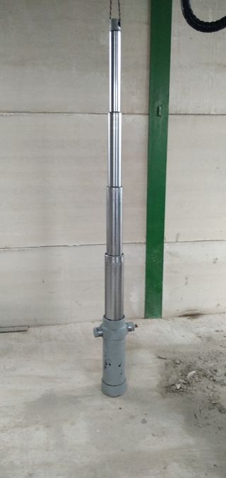 Botella basculante de tractor o camión