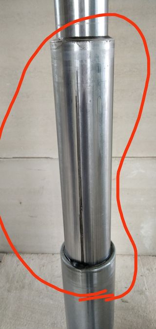 Botella basculante de tractor o camión