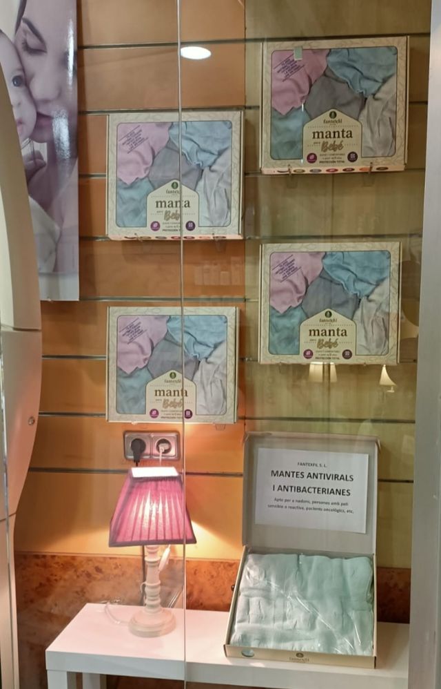 Manta bebé antibacteriana y antiviral