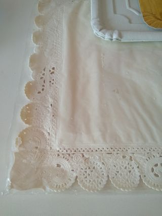 LOTE 17 piezas bandejas presentación