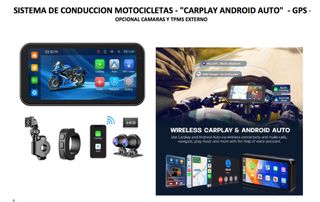 SISTEMA DE CONDUCCION MOTO CARPLEY ANDROID AUTO