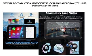 SISTEMA DE CONDUCCION MOTO CARPLEY ANDROID AUTO