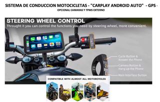 SISTEMA DE CONDUCCION MOTO CARPLEY ANDROID AUTO