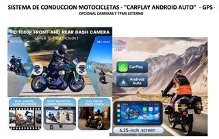 SISTEMA DE CONDUCCION MOTO CARPLEY ANDROID AUTO