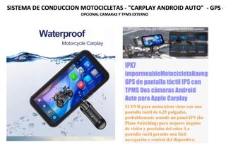 SISTEMA DE CONDUCCION MOTO CARPLEY ANDROID AUTO