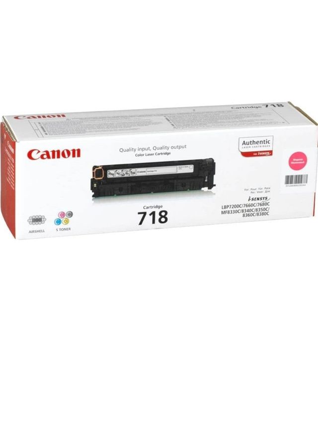 Toner Canon 718,cuatro colores