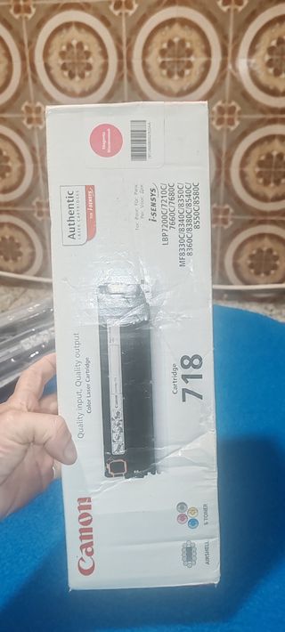 Toner Canon 718,cuatro colores