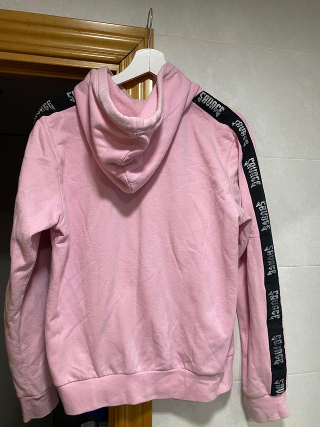 SUDADERA CON CAPUCHA ROSA SAVAGE