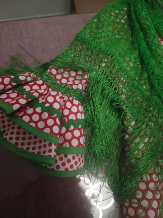 TRAJE FLAMENCA NUEVO PARA 7 Y 8 AÑOS