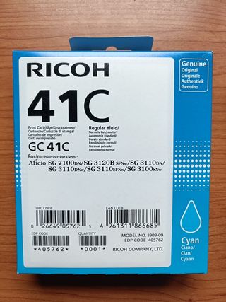 RICOH Cartuchos Tinta Impresora