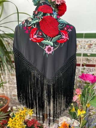 Mantón de Flamenca