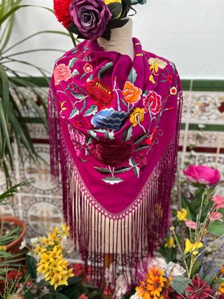 Mantón de Flamenca