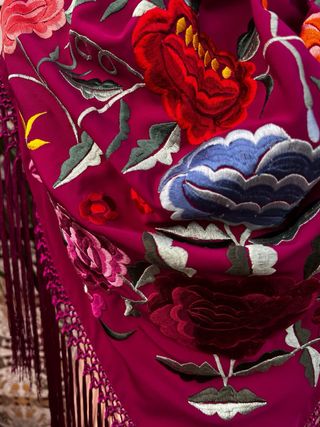 Mantón de Flamenca