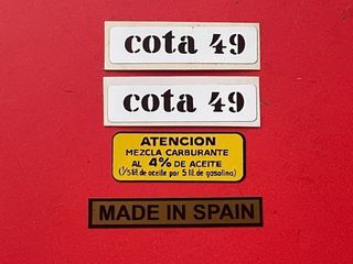 MONTESA COTA 49- JUEGO DE PEGATINAS ( 4 PIEZAS )