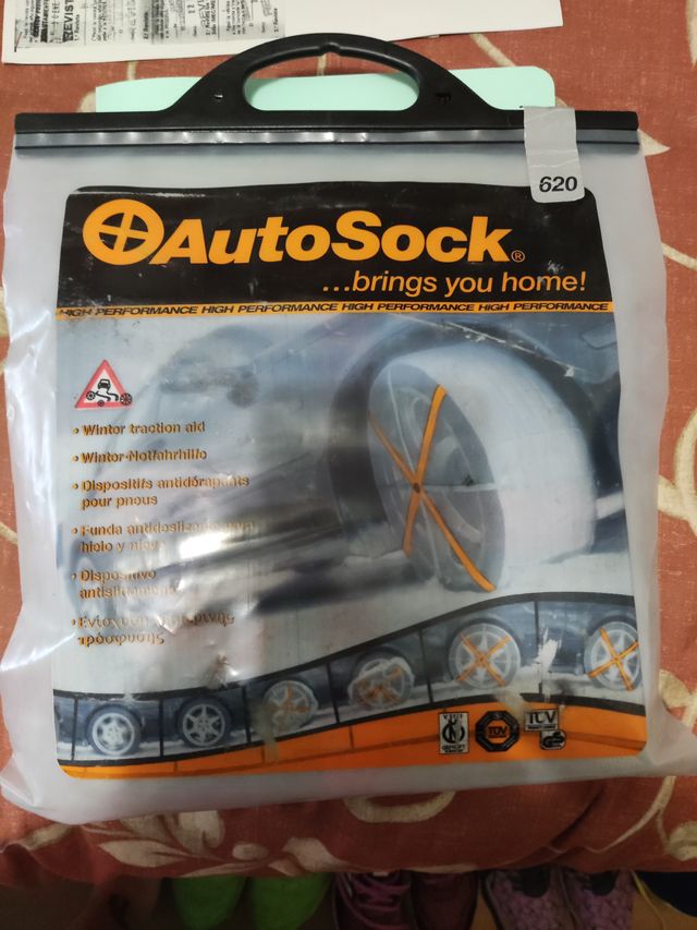 Cadenas Nieve de Tela AutoSock para Coche.