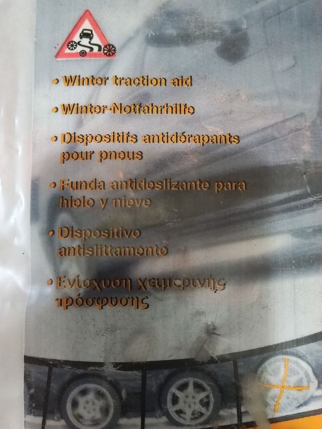 Cadenas Nieve de Tela AutoSock para Coche.