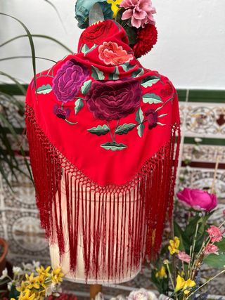 Mantón de Flamenca