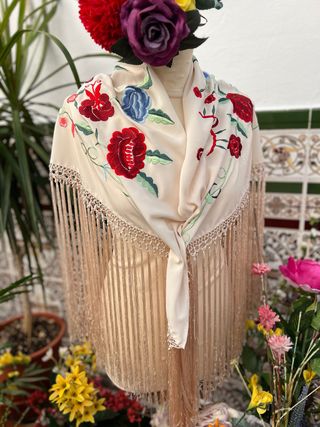 Mantón de Flamenca