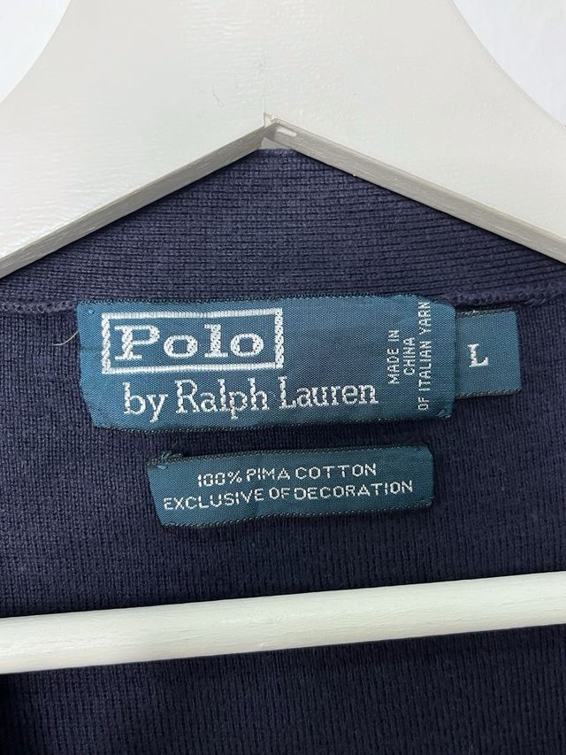 Cardigan blu marino Ralph Lauren
