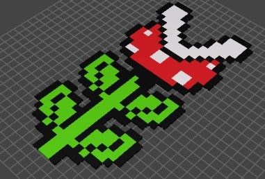 Llavero Flor Super mario