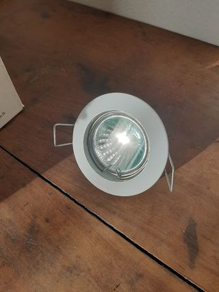 21 porta faretti, da incasso, bianchi