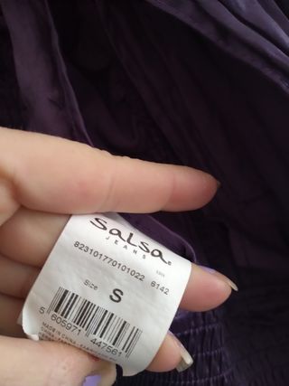 Chaqueta morada Talla M