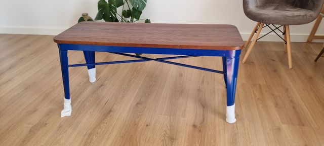 Banco sofá  jardín,  asiento madera y metal NUEVO