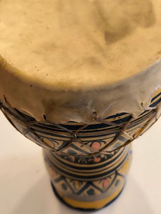 Tambor Darbuka cerámico marroquí "no Djembe"