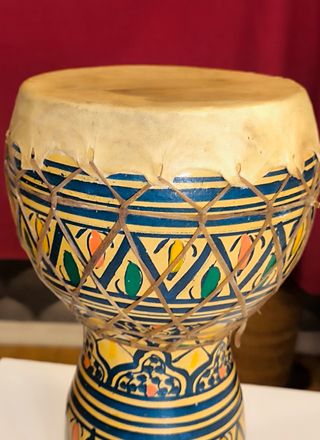 Tambor Darbuka cerámico marroquí "no Djembe"